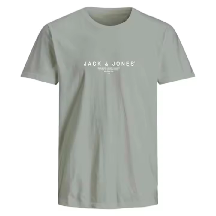 Camiseta marca Jack & Jones modelo 12276646-Aqua Gray para hombre en color verde - 1