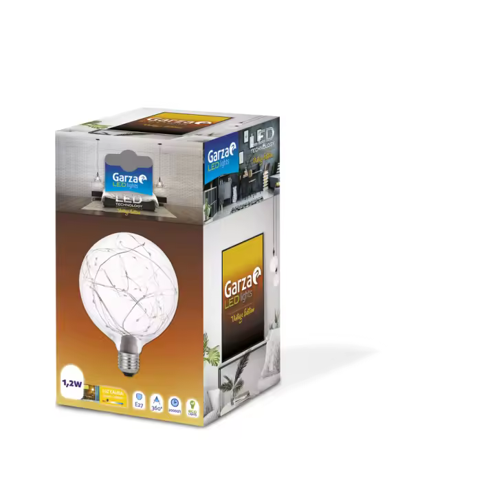 Garza Bombilla LED Starlight Globo - G125 E27 | Ideal para Crear un Ambiente Relajado - 1