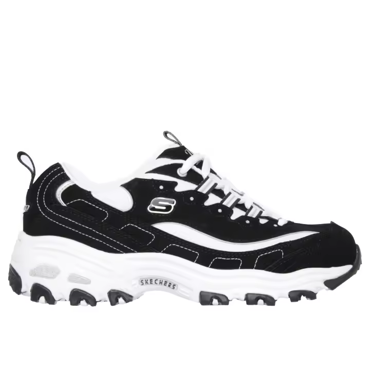 SKECHERS 11930/BKW D´LITES BIGGEST FAN BLACK/WHITE MODA CON MÁXIMO CONFORT - 1