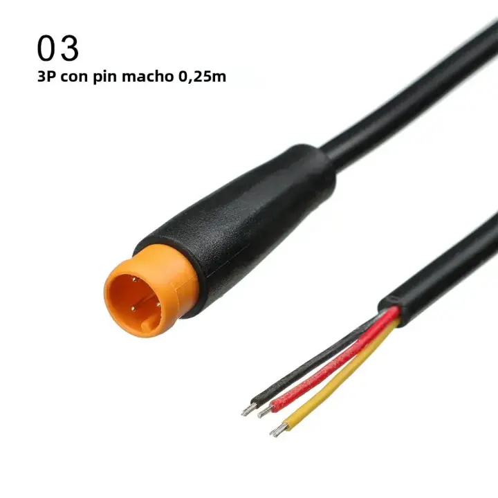 Conector De Cable Impermeable 9mm Base Para Ebike Accesorios De Bafang Display Opcional 2 3 4 5 6Pin Conector De Cable Ebike - 1