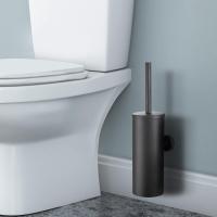 Escobilla de baño con soporte Escobilla de baño de pared Portaescobillas de baño Portaescobillas de baño Níquel cepillado - details 1