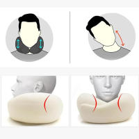 Almohada De Memoria Para El Cuello U-Tipo Viaje Portátil Descanso Del Mediodía Aéreo Oficina Almohada De Cervical Vertebra Para Sueño En Aviones - details 2