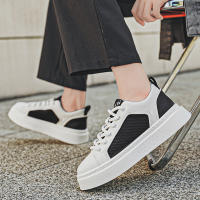 Zapatos Casuales Para Hombre Verano Transpirables Blancos Plataforma Ligera Antideslizantes Zapatillas De Caminar Mesh Zapatos De Correr - details 16