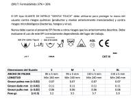 2 CAJAS Guantes Rubberex de Nitrilo Desechables Sin Látex AZUL - TOTAL 200 Pcs 100 Pcs / Caja - details 1