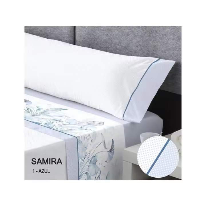 Juego Sábanas Samira Azul Catotex  | Máxima Calidad - 1