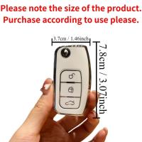 Funda De Llave De Coche TPU Para Ford Fiesta Focus 2 Ecosport Kuga Escape Falcon B-Max C-Max Eco Sport Galaxy Cubierta Protectora - details 9