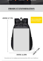 Mochila de de de de Pvc gran capacidad para para hombre, morral negocios Color sólido, Unisex, viaje - details 1
