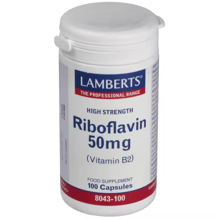 Vitamina B-2 50 Mg.(Riboflavina) 100 Cap. - 1