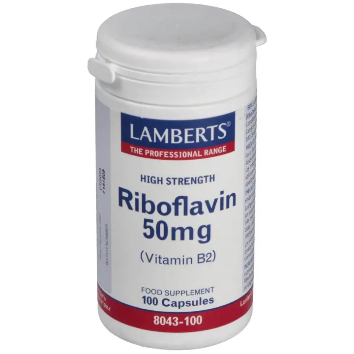 Vitamina B-2 50 Mg.(Riboflavina) 100 Cap. - 1