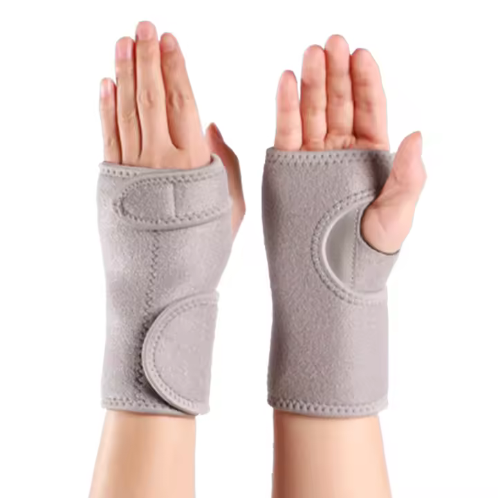 Muñequera con placa de acero para túnel carpiano, 2 uds., ajustable, transpirable, para dormir durante la noche, férula para muñeca - 1