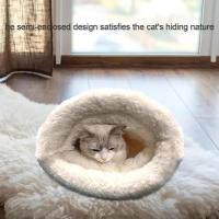 Bolsa De Dormir Para Mascotas De Invierno Cozy Con Tunnel Para Gatos Y Perros Algodón Transpirable Y Cómodo Juguete Para Perros Y Gatos - details 14