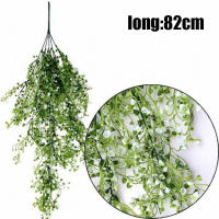 Plantas Artificiales Colgantes De 80CM Adelfa Artificial Decoración De Pared Para Jardín Y Hogar Flores Falsas De Plástico Para Exposición Y Uso En Bodas - details 10