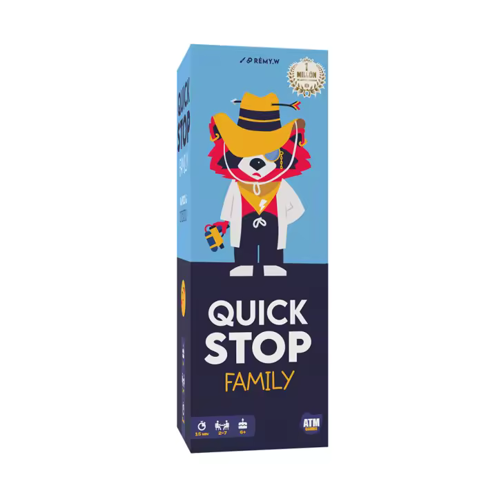Quick Stop Family, juego de mesa publicado por Asmodee - 1
