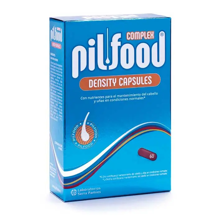 Pilfood Complejo Densidad - Tratamientos para el Pelo - 60 Cápsulas - 1