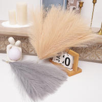 DociDaci 15pcs Flor De Pampas Artificial Para Decoración De Hogar Boda Fiesta Dormitorio Plantas Falsas Para Vaso Estilo De Hierba - details 2