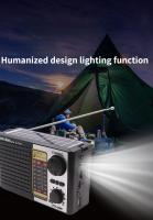 Radio Portátil FM AM SW Con Altavoz Bluetooth Inalámbrico Luz De Escenario LED MP3 Player Sensibilidad Alta Banda Completa Solar Emergencia - details 9
