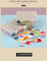 Hilo De Bordado De Poliéster Y Algodón Multicolor Práctico Para Bordado a Mano Empaque En Caja Herramienta Textil Para Adultos - details 1