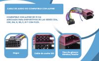Banner - Cable de audio ISO compatible con Alpine