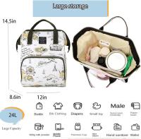 Mommy bag, multifunctional backpack, large capacity mommy bag, high-end mother and baby bag Wxxbd - details 1