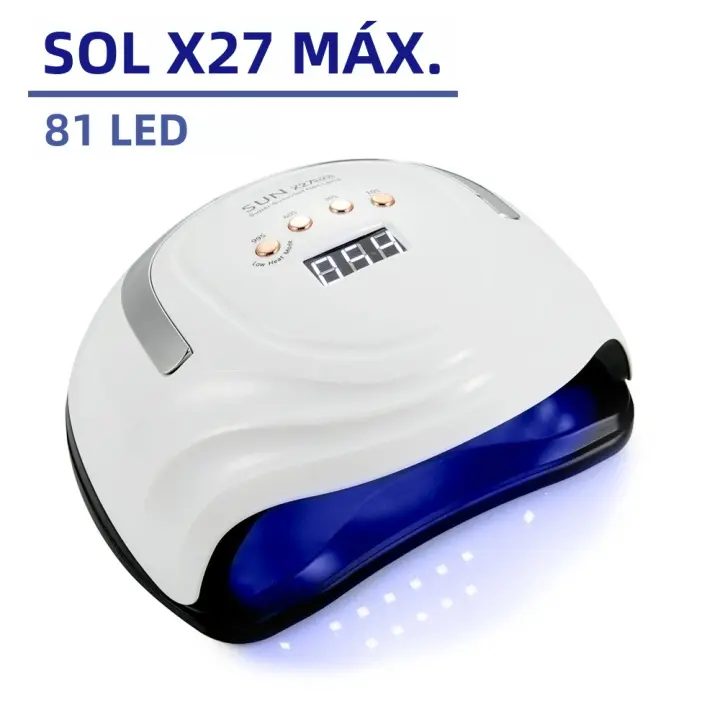 Lámpara De Secado De Uñas Profesional SUN X27 MAX Para Manicura Con Sensor Automático UV LED Máquina De Secado De Esmalte De Uñas - 1