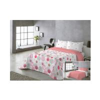 Colcha multiuso REVERSIBLE  ESTAMPADA  círculos cama 90cm 105cm 135cm 150cm - details 2