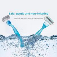 Afeitadora Manual Para Mujer Con 3 Capas Para Eliminación De Vello Sensible En Axilas Y Zona Intima Herramienta De Afeitar Sin Electrónica - details 1