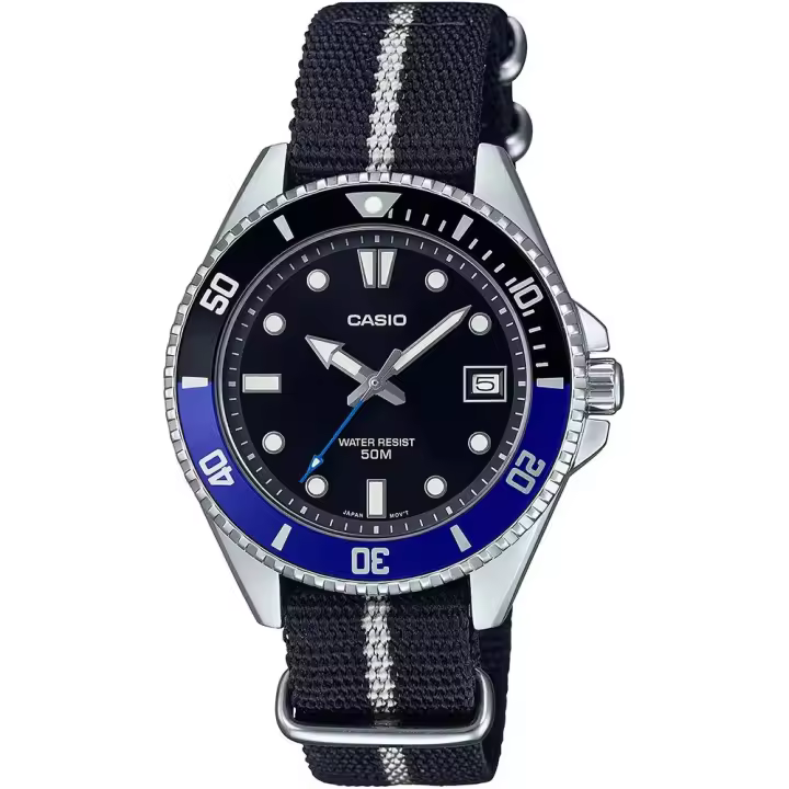 Casio Reloj Mdv-10c-1a2 Azul Hombre - 1