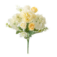 Bouquet De Flores Artificiales De Seda Carnation Y Rosa Para Bodas Decoración De Hogar Arcos De Jardín Y Wreaths Regalo DIY Venta Al Por Mayor Y Minorista - details 16