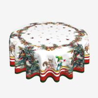 Premiun Teléfono De Mesa De Navidad 1pc Con Patrón Vibrante De Árbores De Navidad Mariposas Y Muñecos De Nieve Decoración Festiva Para Fiestas Y Hogar - details 4