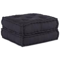 vidaXL Puf modular tela 70x70x36 cm en color Antracita/maroon/Crema y más - details 0