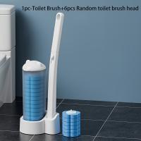 Juego Desinfectante De Inodoro Desechable Con 6 Recargables Y Herramienta De Limpieza De Pared Para Baño Recargables De Limpieza De Inodoro - details 2