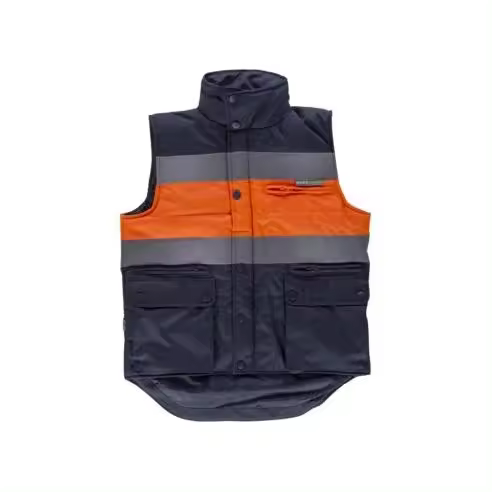 Chaleco Acolchado Combinado Alta Visibilidad Poliéster - 1