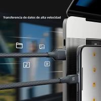 Cable De Carga Rápida NNBILI 6A USB a a Tipo C Para Xiaomi Samsung Macbook iPad Tablet Laptop Material Braided Cable - details 5