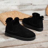 Botas De Nieve Para Mujer Con Forro De Peluche Cálidas Y Cómodas Botas De Tobillo Invierno Talla Grande Zapatos De Algodón Fashion - details 3