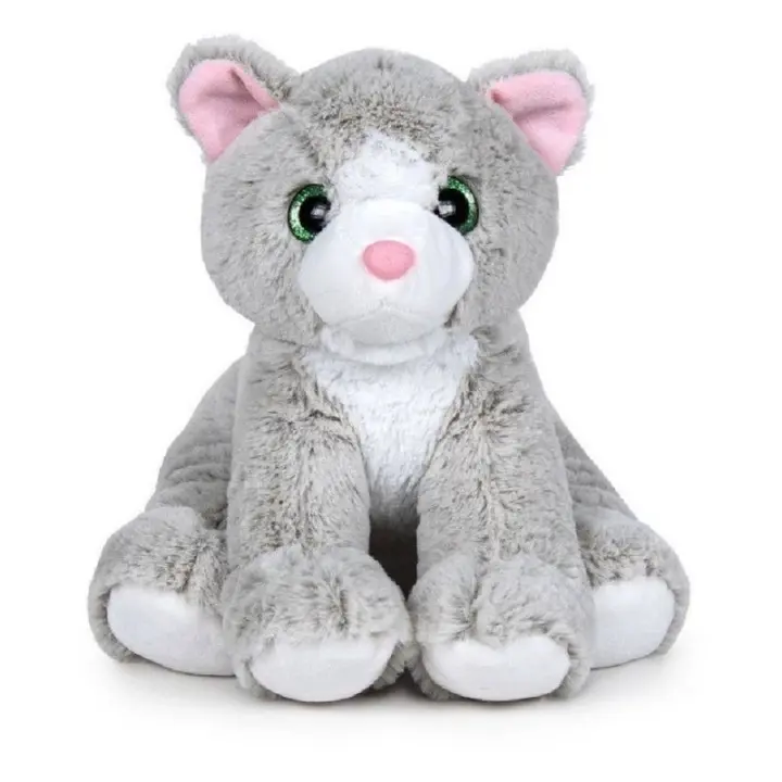 Juguete Peluche Gato Gris 25c Recomendado NAT. A.DOMESTICO - 1