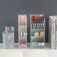 Estuche De Maquillaje Y Labial Transparente Y Mate Organizador Multifuncional De Estación Para Bricos Y Desechos En La Oficina Y El Hogar - details 1