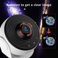 Proyector De Planetario Luz Nocturna Estelar Galaxia Rotación 360 Grados Proyección De Galaxia Para Dormitorio - details 4
