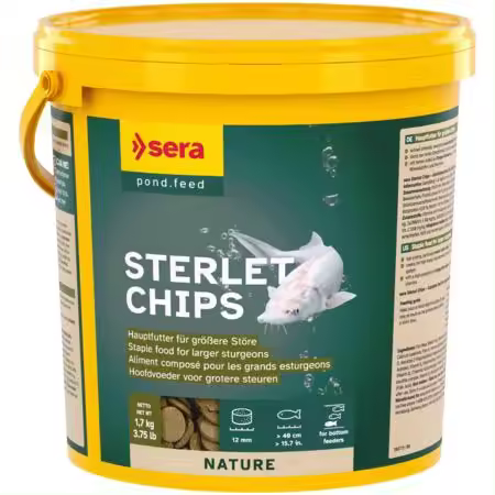 Sera Sterlet Chips - Alimento Principal para Esturiones Grandes - 1