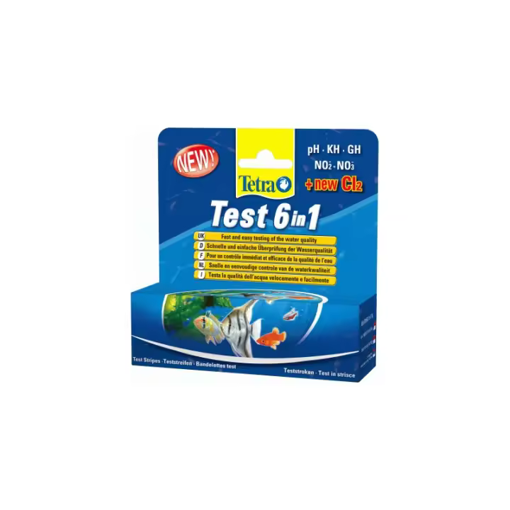 Tetra - TEST 6 EN 1 (NO2,NO3,PH,KH,GH) - 1
