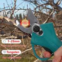 Tijeras de podar eléctricas sin escobillas para jardín, herramienta inalámbrica para árboles frutales, bonsái, batería Makita, Brushless,Batería,Tijeras de podar eléctricas - details 4