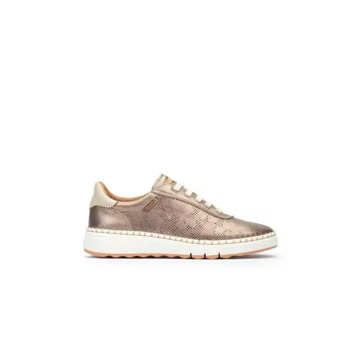 ZAPATILLAS CASUAL CON BANDAS ELÁSTICAS MUJER PIKOLINOS ARENA W0C-6621C1 PIEDRA - 1