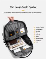 Mochipa para portátil de gran capacidad para hombre, Morral Escolar multicuonal de viaje with Carga USB, Oxford, impermeable - details 7