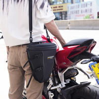 Mochila De Motocicleta Grande Resistente Al Desgaste Y Impermeable Estuche Trasero Para Motociclista Eléctrico Negro Capacidad De 7-13L - details 0