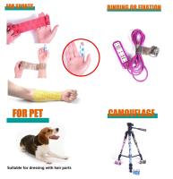 Vendaje Cohesiva,12 Rollos Vendas Elásticas Protectoras de Piel Vendaje Autoadhesivo Tape Proteger los Dedos de Tobillo y Muñeca - details 6