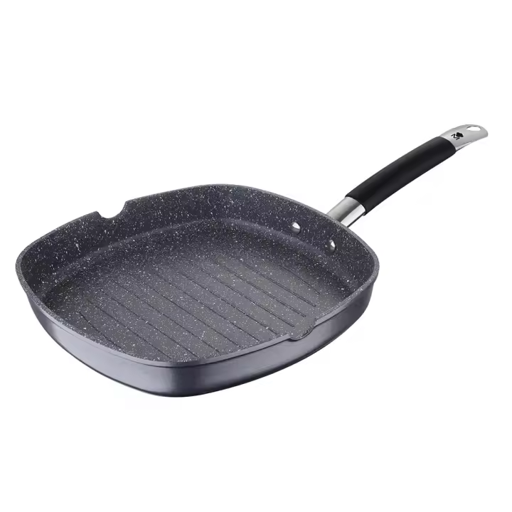Asador 28x28x4,5cm aluminio forjado home edition bgmp-3287-bk masterpro - 1