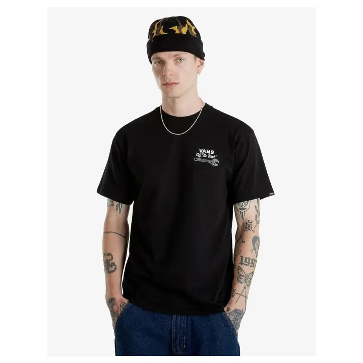 Camiseta Vans Wrenchred Negra - 1