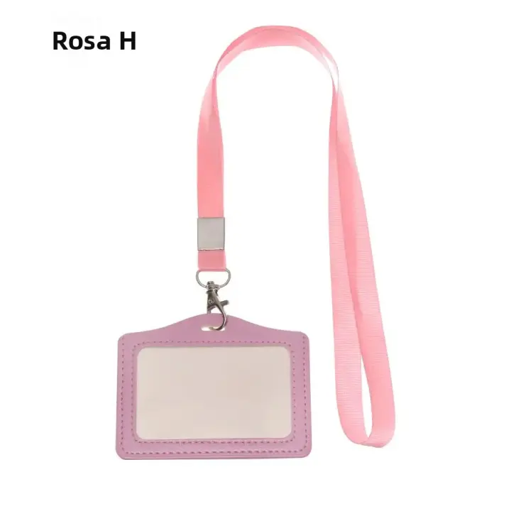 Carcasa Protectora Para Tarjetas De Nombre Y Badges Para Hombres Y Mujeres Estuche Para Tarjetas De Identificación De Oficina De PU Cuero Unisex - 1