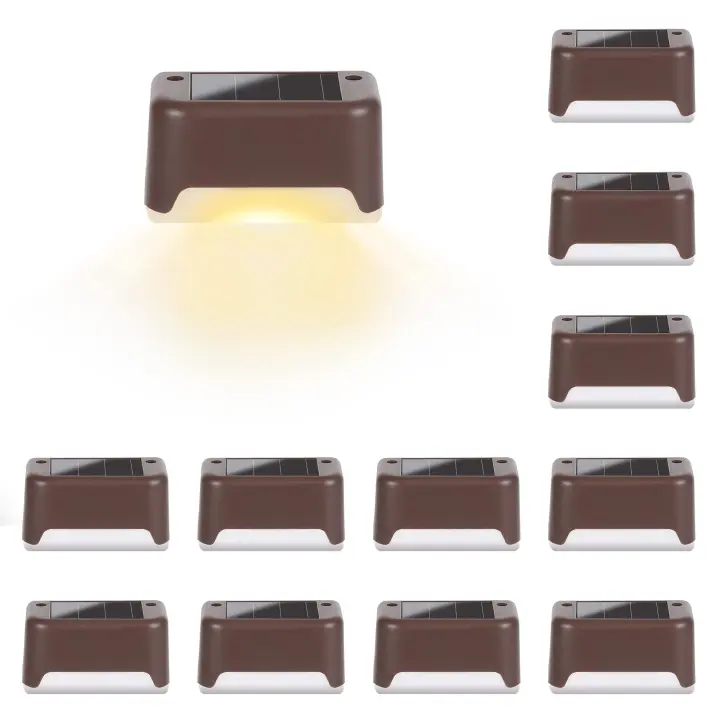 Luces LED impermeables para Escaleras, Escalones, Cercas, patios, Canaletas, Caminos y decoración (blanco, blanco cálido) - 1