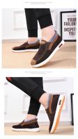 Botas De Algodón Para Hombre Invierno Antideslizantes Suelas Blandas Botas De Nieve Casuales Cómodas Planas De PVC Forradas Con Peluche - details 14