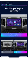 Junsun Radio Coche para KIA Sportage 3 2010 2011 2012 2013 2014 2015 2016 Inalámbrico CarPlay Android Auto AI Voice 2 din Pantalla Coche Android Auto Multimedia Navegación GPS Auto radio - details 3